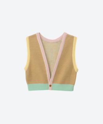 mina perhonen (Baby & Kids)/ミナ ペルホネン ベスト ADA8502PC light mix アウター【三越伊勢丹/公式】