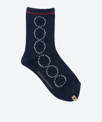 mina perhonen (Baby & Kids)/ミナ ペルホネン ソックス BP8075P navy 下着・靴下【三越伊勢丹/公式】