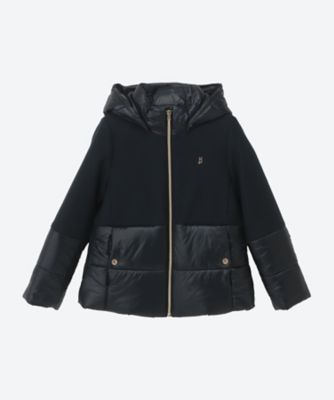 ⭐ぽん　HERNO/ヘルノ/2WAYコットンコート HERNO ヘルノ ダウンコート DIAGONAL WOOL AND NUAGE PARKA