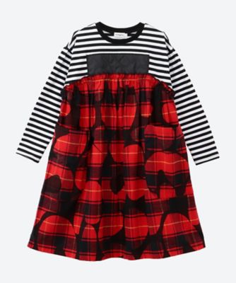 FRANKYGROW (Baby & Kids)/フランキーグロウ ワンピース 25FWOP―274 BLACK-RED ワンピース・ドレス【三越伊勢丹/公式】