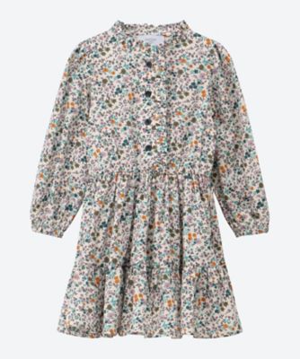 PUERTOプエルト　ワンピース rienda | フロントZIPシャツミニワンピース (ワンピース(ミニ