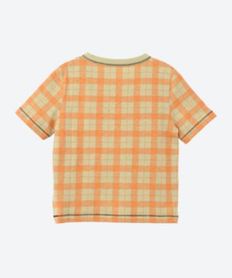 Misha & Puff 幾何学模様 長袖カットソー 12-18m Misha&Puff(ミーシャアンドパフ）／Long Sleeve Polo - Madder Root