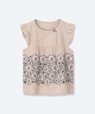 mina perhonen (Baby&Kids)/ミナ ペルホネン ブラウス　ＡＥＳ１１７７ＰＤ