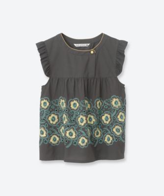 伊勢丹限定 mina perhonen / パフスリーブ ブラウス ブラウス AES1177PD | mina perhonen (Baby&Kids)/ミナ