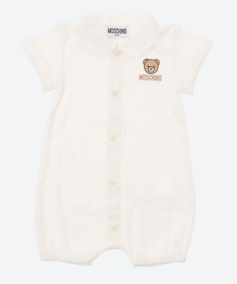 ロンパース9month70〜80☆Moschinoモスキーノbabyキャップ付き 楽天市場】モスキーノ ベビー服 ベビー用品 テディベア ロンパース