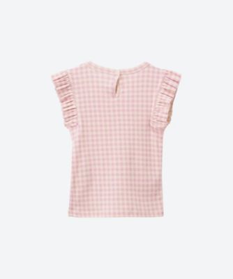 トップス soor ploom Cotton Frill Tee 2y Frill Tee in Gumdrop Stripe by Soor Ploom - Last One In Stock - 12