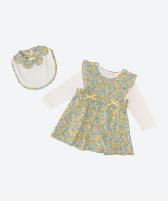 ＜SENSE OF WONDER (Baby&Kids)＞小花柄ジャンパースカート　ギフトセット　Ｆｌｏｗｅｒ　ｊｕｍｐｅｒ　ｓｋｉｒｔ　Ｇｉｆｔ