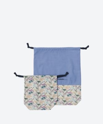 ＜SENSE OF WONDER (Baby&Kids)＞Ｑｕｅｕｅ　ｆｏｒ　ｔｈｅ　Ｚｏｏ巾着セット（２枚組）　１２６１４２０