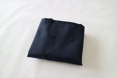 トートバッグ　さくらんぼ　ネイビー