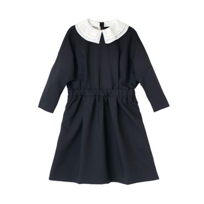 ＜三越伊勢丹/公式＞ m doudoujouons (Baby & Kids)/エム・ドゥドゥジュオン DOUBLE COLLAR DRESS NAVY ワンピース・ドレス【三越伊勢丹/公式】