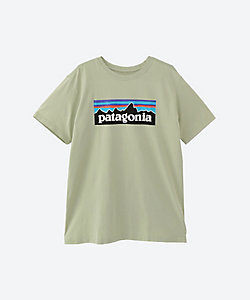 PATAGONIA(Men/Baby&Kids)/パタゴニア キッズ・リジェネラティブ・サーティファイド・コットン・ロゴ・Ｔシャツ　６２１６３