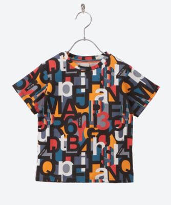 送料無料/新品】 Paul Smith総柄ロゴTシャツ Lサイズ Tシャツ 