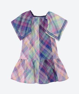 チェック柄ハンカチスリーブワンピース | ファッション・服 | 三越  