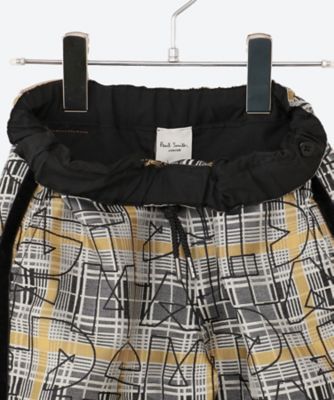 ジャガードチェックドロストロングパンツ | Paul Smith Junior