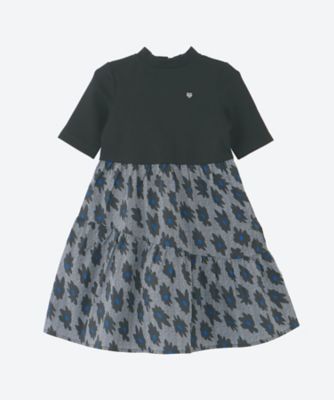 ＜Paul Smith Junior (Baby&Kids)＞ハイネック５分袖ドッキングワンピース