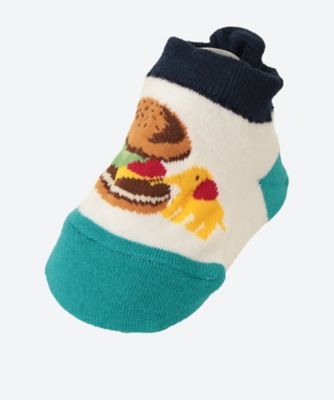 ハンバーガー柄ベビーソックス