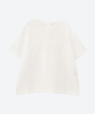 ＜R & D.M.Co-/OLDMAN’S TAILOR＞Ｃ．Ｏ　ＬＩＯＮ　ＥＭＢＬＥＭ　ＨＡＬＦ　ＳＬＥＥＶＥ　ＳＨＩＲＴ