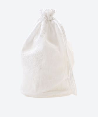 C．O WILLOW PATTERN DRAWSTING BAG | R