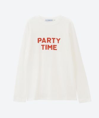 ＜R & D.M.Co-/OLDMAN’S TAILOR＞ＰＡＲＴＹ　ＴＩＭＥ　Ｌ／Ｔ　ＳＨＩＲＴ