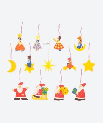 オーナメント ハーレークインゴールドアンドシルバーオーナメントS 8cm