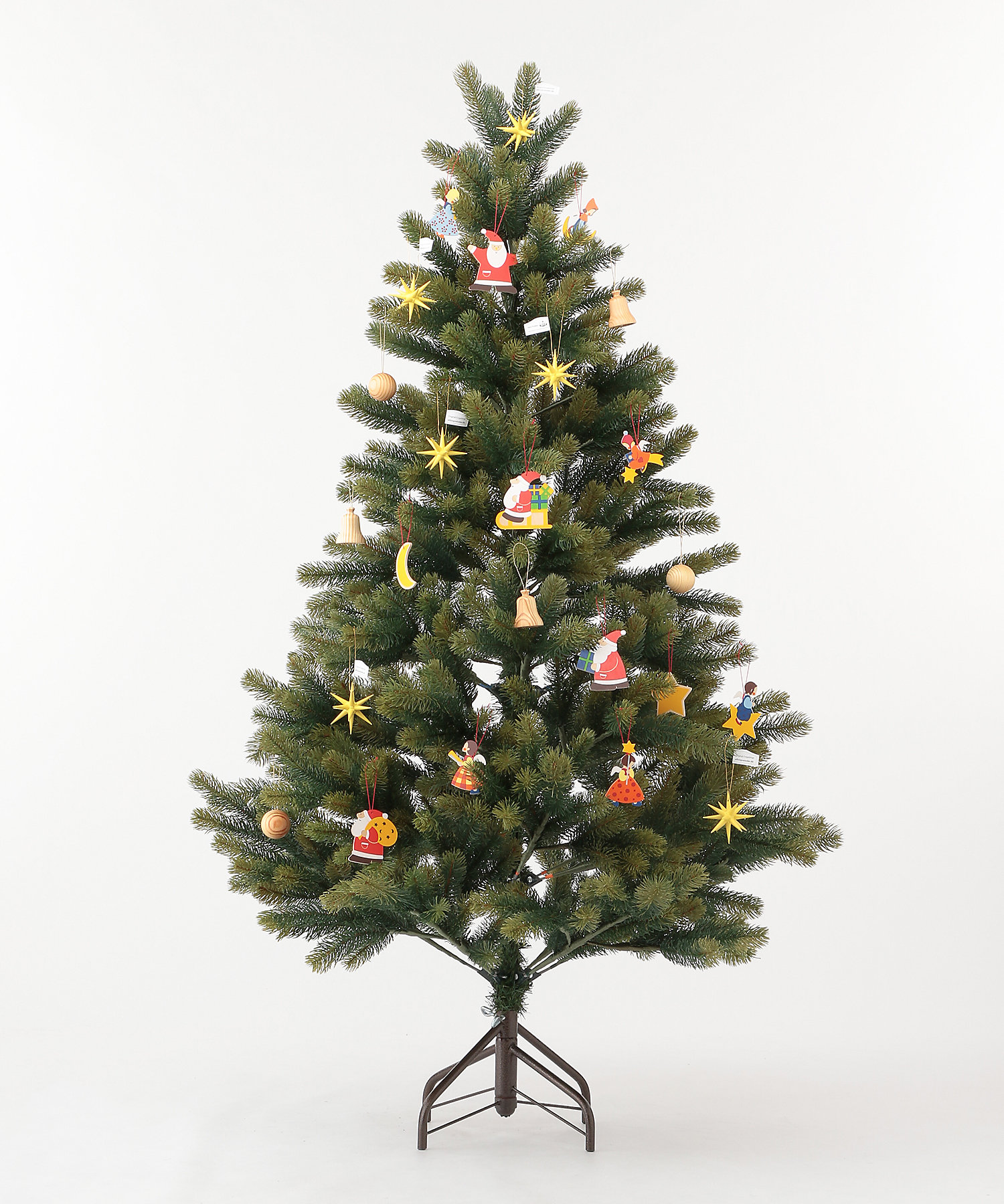 クリスマスツリー １５０ｃｍ 黄色い星オーナメントセット の通販 