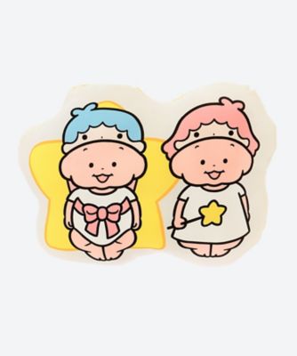 ＜おおのたろう×サンリオキャラクターズ (Baby&Kids)  ＞■【受注商品】【１２月中旬以降届】おおのたろう×サンリオキャラクターズ　クッション　リトルツインスターズ