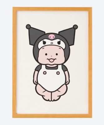 ＜おおのたろう×サンリオキャラクターズ (Baby&Kids)  ＞■【受注商品】【１２月中旬以降届】おおのたろう×サンリオキャラクターズ　複製原画　クロミ