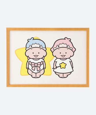 ＜おおのたろう×サンリオキャラクターズ (Baby&Kids)  ＞■【受注商品】【１２月中旬以降届】おおのたろう×サンリオキャラクターズ　複製原画　リトルツインスターズ　