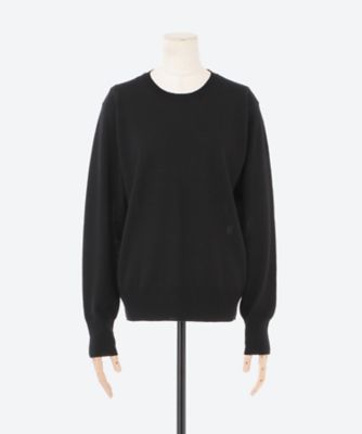 ebure◆ニット・セーター(薄手)/--/ウール/グレー/3410800303 ebure エブール ウール カシミヤ ロングスリーブ ニット グレー