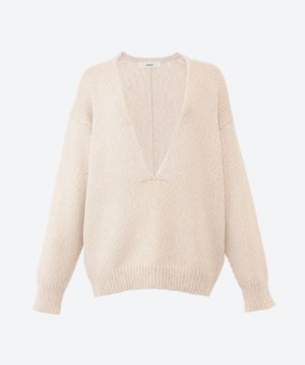 日本店舗 エブール ebure ローゲージ ミックス ニット MIX KNIT ...