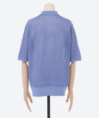 お値下 24SS エブール ebure コットンドライメッシュニットカーディガン コットンドライメッシュカーディガン | ebure (Women)/エブール