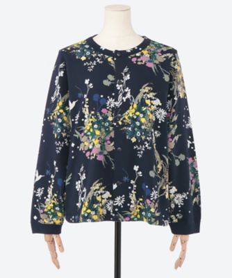 DAIRIKU フラワーパターン　カーディガン DAIRIKU(ダイリク) Flower Pattern Hand Knitting Cardigan