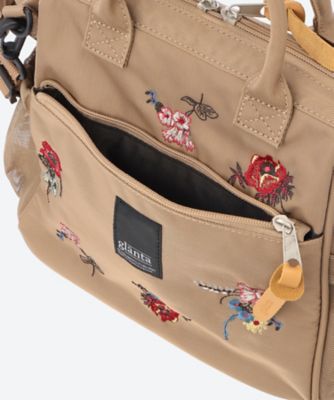 「ｇｌａｎｒａ」ブーケトス刺繍ボストンショルダーバッグ　３４０１０２５１