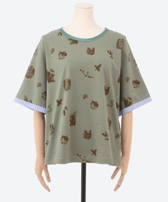ＳＵＰＥＲ　ＨＡＫＫＡ×庄島歩音「ｔｉｎｙ　ｌｉｖｅｓ」プリントＴシャツ　４６９５１３５２