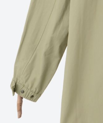 コットンナイロンツイル スプリンクルフラワー刺繍コート