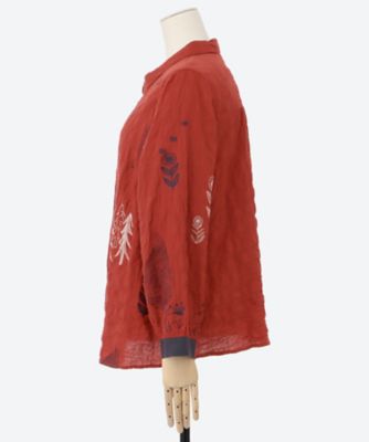 SUPER HAKKA×保坂優子 先染めコットンシャーリング「森と