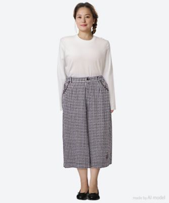 美品　新品同様　フィービー　セリーヌ　チェック柄ガウチョパンツ　36サイズ 2327896687.jpg?1721797712