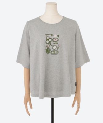 ＳＵＰＥＲ　ＨＡＫＫＡ×ｒｅｉｋｏ．ｍａｔｓｕｎｏ　「おはな」刺繍Ｔシャツ　４６９５０３５３