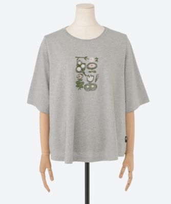 ＳＵＰＥＲ　ＨＡＫＫＡ×ｒｅｉｋｏ．ｍａｔｓｕｎｏ　「おはな」刺繍Ｔシャツ　４６９５０３５３