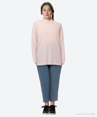 エンハーダコッカス ロゴワンポイント刺繍 強撚天竺ハイネックカットソー