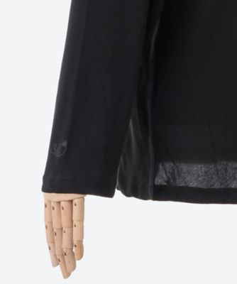 ロゴワンポイント刺繍 強撚天竺ハイネックカットソー 46951953