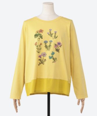 ブルームインデックス刺繍長袖カットソー 46950254