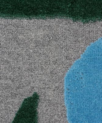 フラッフィーフラワーベロアジャカードモックネックプルオーバー