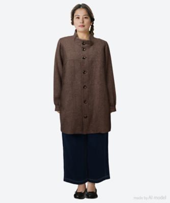 ウールアクリルカルゼ スレッテッドフローラポイント刺繍スタンド