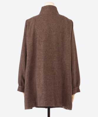 ウールアクリルカルゼ スレッテッドフローラポイント刺繍スタンド