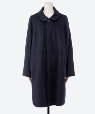 ウールレーヨンダブルフェイスステンカラーコート 46110154