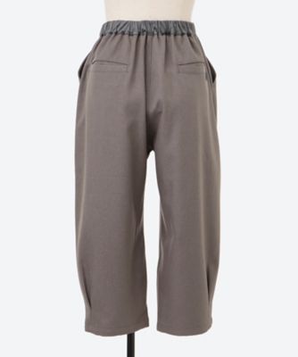 スーパーハッカフィーユ（super hakka feuille）/[15〜19号]ポリエステルツイルナチュラルストレッチ+ベロアストレッチテーパードパンツ ポリエステルツイルナチュラルストレッチ＋ベロアストレッチテーパード