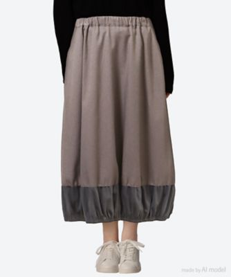 ポリエステルツイルナチュラルストレッチ＋ベロアストレッチバルーン