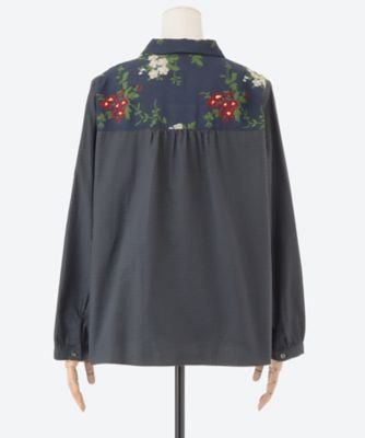 レーヨンナイロンアクリルトレイリングブルームカットジャカード＋