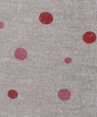 マシュマロタッチベア天竺ランダムドットプリントレギンス